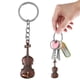 thumbnail image 1 of Llavero multifuncional de violín, adorable llavero, llavero para fiestas temáticas de música, colgante para llaves, 1 of 8