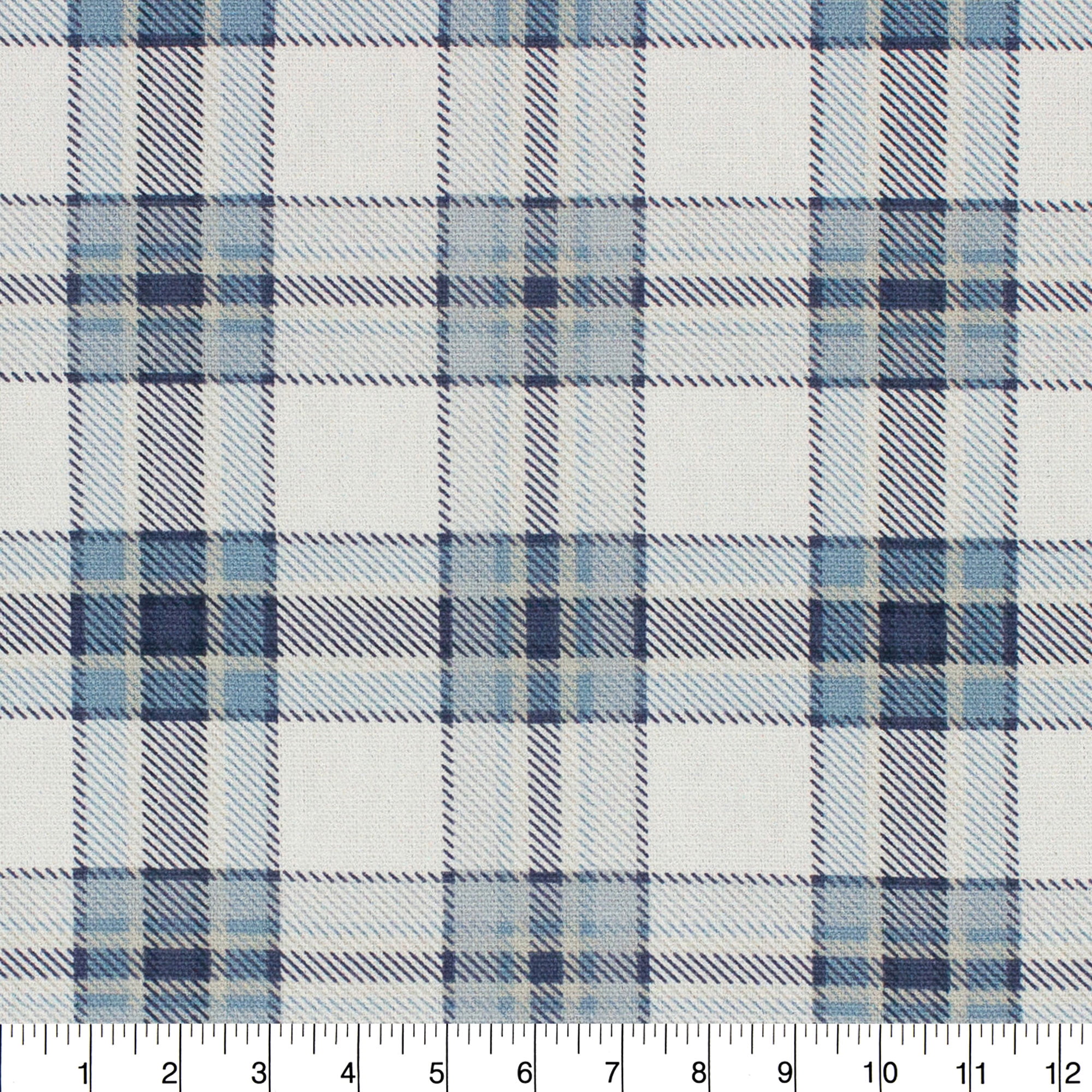 Blue plaid fabric outlet