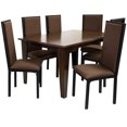 thumbnail image 1 of Comedor Julieta 6 Sillas Tubular Cuadrado Chocolate GYG MUEBLES, 1 of 4