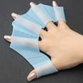 thumbnail image 5 of Naierhg Swimming Finger Webbed Gloves Silicone Flippers Fins Paddle Frog Hand Accessory, 5 of 8