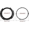 thumbnail image 5 of Juego de anillos de soporte de retención de montaje de faro redondo de 7 pulgadas con anillo de Metal para faro para Jeep Wrangler Jk 2007-2017 negro, 5 of 5