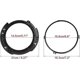 thumbnail image 5 of Juego de anillos de soporte de retención de montaje de faro redondo de 7 pulgadas con anillo de Metal para faro para Jeep Wrangler Jk 2007-2017 negro, 5 of 5