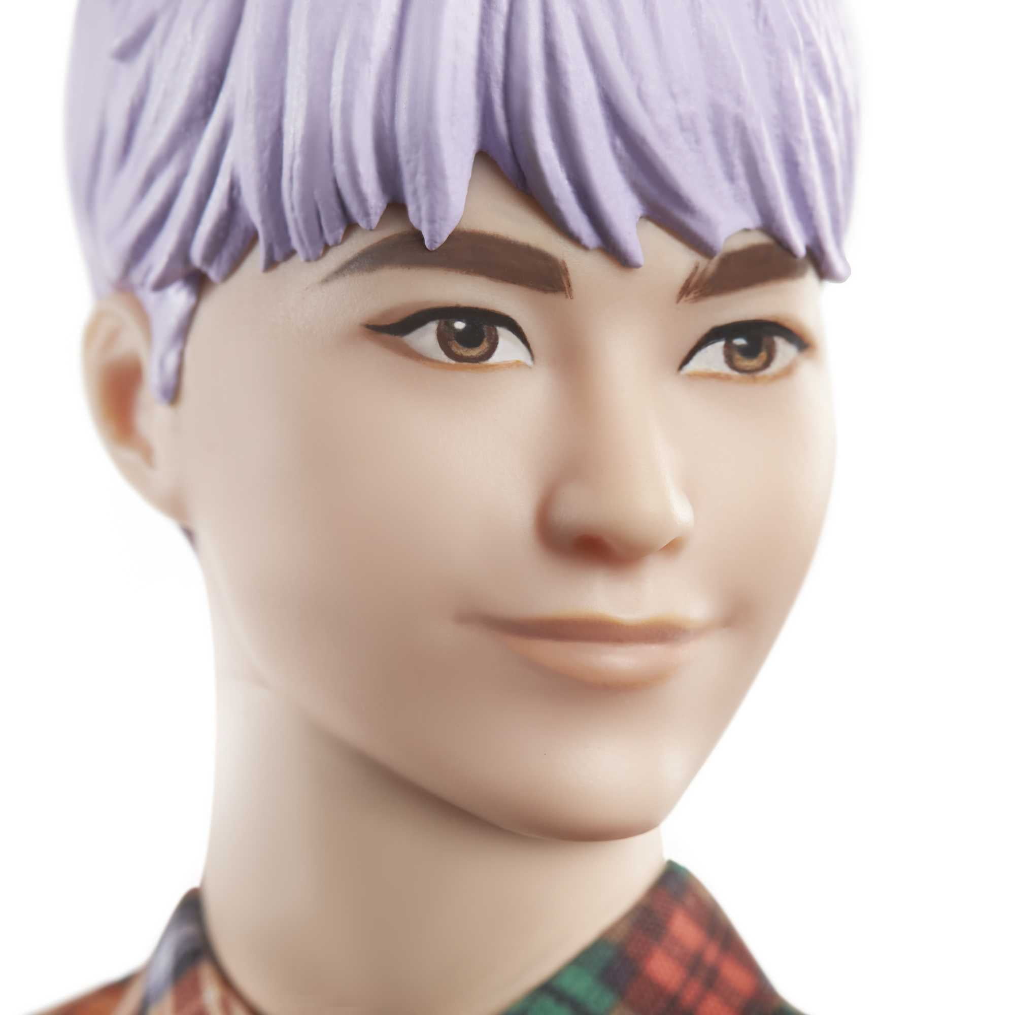 Barbie Ken Fashionistas Doll #154, Sculpted Purple Hair & Plaid Shirt