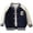 a33-Dark Blue, variant on Kids Baseball Jacket Long Sleeve Letterman Varsity Jackets for Boys Buttons Down Coat Quick Dry Clothing Size 18-24 Months,Red