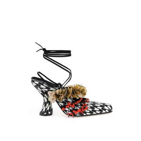 

Dries Van Noten Printed Décolleté With Sequ Women