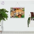 thumbnail image 2 of 3D LiveLife Safari Smiles Wall Art by Deluxebase – Unframed Lenticular Animal Print by M. Searle, 2 of 3