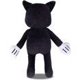 thumbnail image 2 of Juguete de peluche de gato de dibujos animados negro, juguete de peluche de gato animal de abrazo suave, muñeco de peluche para niños, regalo de cumpleaños para niños oso de fresa Electrónica, 2 of 5