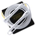 thumbnail image 1 of Honor Athletics | Pro Boxing Rope 3.0 | 5.3mm Jump Rope Indoor/Outdoor Adjustable For Boxing | Ultra-Durable, Non-Kinking TPU-PVC blend (White Handles / White Rope), 1 of 1