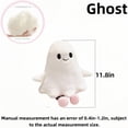 thumbnail image 2 of Ghost Plush Toy Cute Soft Plush Ghost-Funny Prank Plushie Doll Home Decor Holiday Party Gift-11.8'', 2 of 8