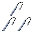 thumbnail image 4 of Hub USB sweethay USB3.0 Adaptador Divisor Portátil 4 en 1 Estación de Acoplamiento Gris, 4 of 6