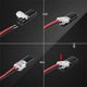 thumbnail image 2 of 50 Piezas de Conector una PresióN Doble Cable con Hebilla Bloqueo, Conectores Bajo Voltaje, Sin Necesidad Pelar Cables, 2 of 5