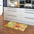 thumbnail image 5 of Dreamtimes 39x20 Inch Area Rug Sunflower Flowers Door Mat Washable Non-Slip Throw Floor Carpet Comfort Standing Mat for Kitchen, Floor, Office, Sink, Laundry, 5 of 6