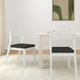 thumbnail image 2 of Dining Chair Frame (1 Pack), White with Onyx Cushion, 2 of 8