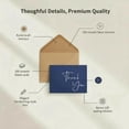 thumbnail image 6 of 100 Pack Thank You Cards With Envelopes Bulk Set & Stickers - 4x6 Inch Blank Notes Box Large Note Card Small Business  Wedding Shower Bridal Navy Blue, 6 of 7