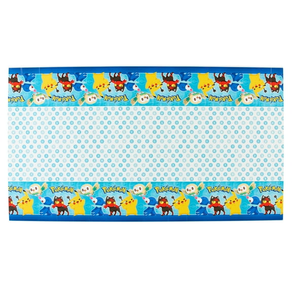 Pokemon Plastic Table Cover, 54" x 96"