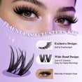 thumbnail image 2 of Kit de grupos de pestañas B&Q D-Curl 8-18 mm efecto wispy, 2 of 7