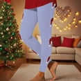 thumbnail image 2 of QIUOMBBP Light Blue Holiday Themed Leggings for Women Wine Glass Print Workout Tight Pants Christmas Gifts L, 2 of 10