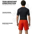 thumbnail image 3 of Exxact Sports MMA Shorts, No Gi BJJ Shorts for Men for Boxing, UFC, Kickboxing, Grappling, Jiu Jitsu & Cross Training (Red, X-Large), 3 of 7