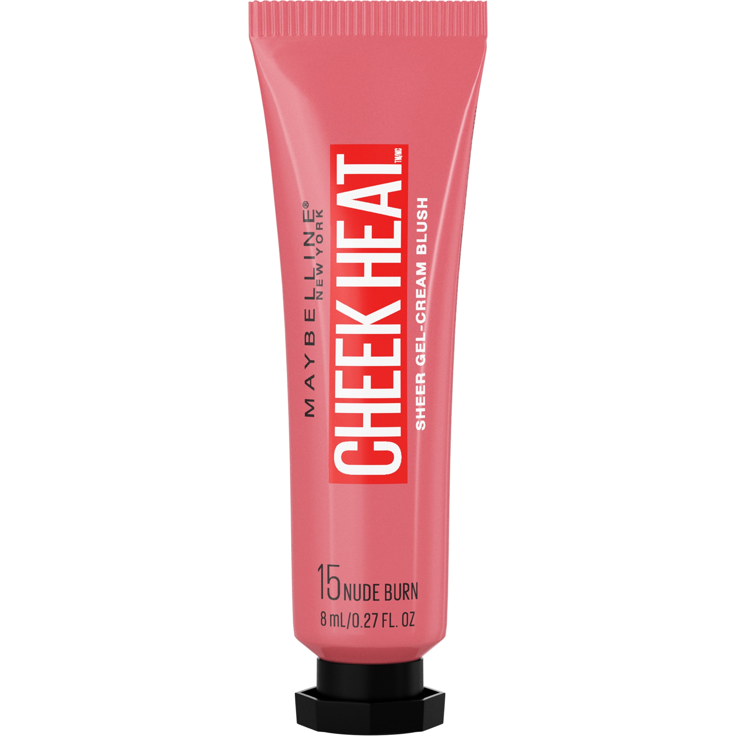 Maybelline Cheek Heat Gel-Cream Blush, Face Makeup, Nude Burn, 0.27 fl oz