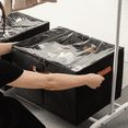 thumbnail image 3 of Organizador De Zapatos Plegable Con 16 Compartimentos Xtellar negro, 3 of 3