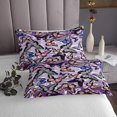 thumbnail image 3 of Erosebridal Colorful Butterflies Coverlet Set Queen, Wild Animal Bedding Set 3 Pieces, 3 of 5