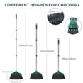 thumbnail image 6 of 4 PCS Heavy Duty Broom Outdoor/Indoor Commercial Broom with 61 Long HandlePerfect for Home Garage Kitchen Office Lobby Room Floor Black and Green, 6 of 8