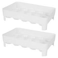 thumbnail image 1 of Shisuyan 2 Pcs Porte-Œufs Plateaux Réfrigérateur Porte-Œufs en Plastique, 1 of 8