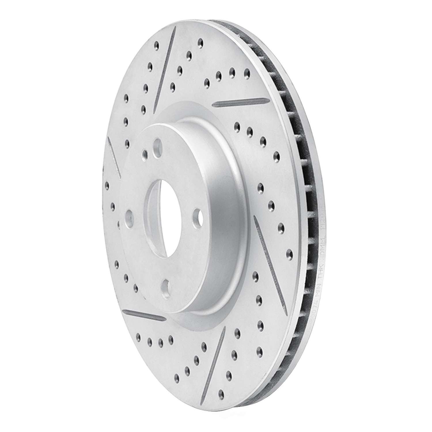 Dynamic Friction Company 830-80074L DFC Geoperformance Rotor - Drilled and Slotted