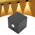 thumbnail image 1 of Wall Solar Porch Lights IP67 Waterproof 1000mAh Flexible Installation Angle Solar Deck Lights For Patio Decor, 1 of 8
