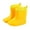 Yellow, variant on Rain Boots Kids Waterproof Non- Flexible Easy On Off Mid Ankle Lightweight,for Toddler Little Big Kids Outdoor Rainy Day