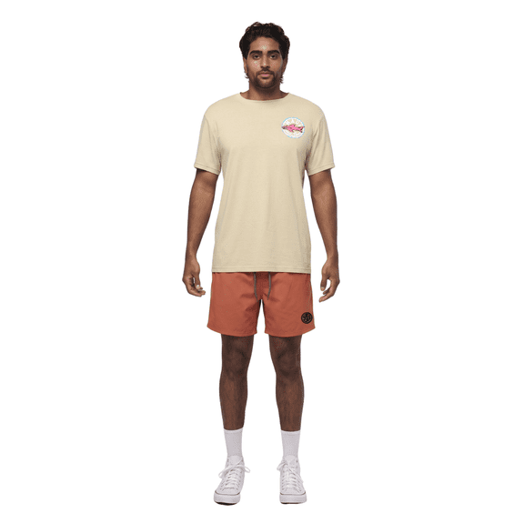 Maui and Sons Mens Solid Boardshorts Canyon Swim Trunks