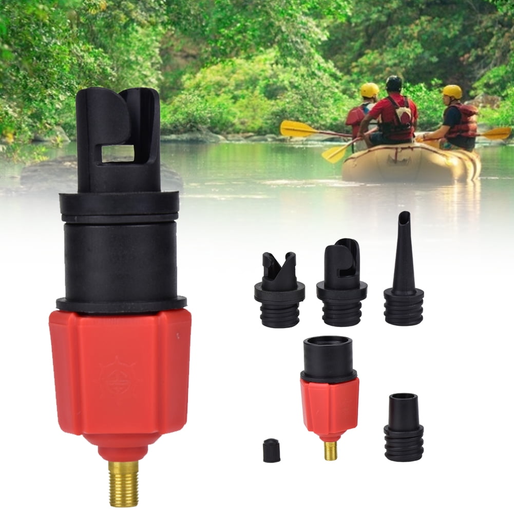 Sup Pump Air Adapter Valve Inflatable Rowing Boat Paddle Board for Canoe Kayak 