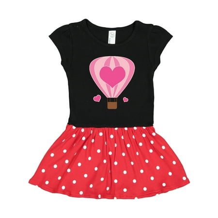 

Inktastic Valentine Hot Air Balloon Gift Toddler Girl Dress