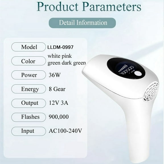 Portable Hair Removal for Women Painless Hair Removal for Home Use Portable Hair Removal Device for Home Use US Plug