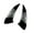 Black-Glossy black, variant on Rear Bumper Spoiler Air Vent Cover Side Canard for Mercedes-Benz CLA C Class C118 CLA180 2020 onwards