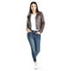 thumbnail image 1 of Chamarra corta de vinipiel Roman Fashion /Juvenil, 18048 (Cafe) cafe M, 1 of 5