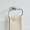 thumbnail image 4 of Porte-serviettes Anneau pour Salle de Bain Auto Sans Perçage en Acier Inoxydable SUS 304 Design Brossé, 4 of 4