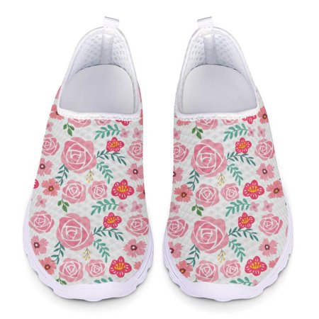 

Flower 3D Floral Print Nurse Summer Woman Flat Shoes Penny Loafers Women Casual Shoes Mesh Slip On Flats Sneaker Ladies Sneakers