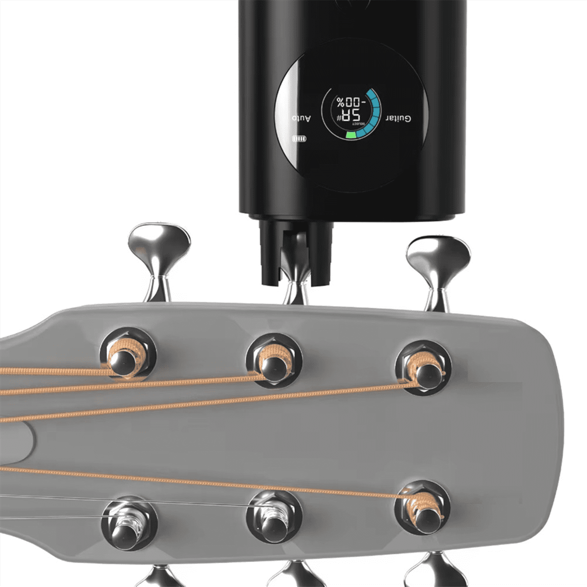 Smart Automatic Guitar Tuner, LCD Screen - Metronome & String Winder