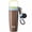 Brown, variant on Sidagar 30 oz Insulated Water Bottle with Straw, Dual Drinking Lid and Carry Handle, Stainless Steel Travel Tumbler, Pink