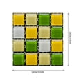 thumbnail image 4 of Peel-&-Stick 3D Mosaic Tile Decals, 10X10 Cm Waterproof Pvc Stickers for Kitchen Backsplash Bathroom Floor, Diy Easy Install, Removable No-Residue Wall Art, 10 Pack, 10X Ceramic Tile Stickers, 4 of 7