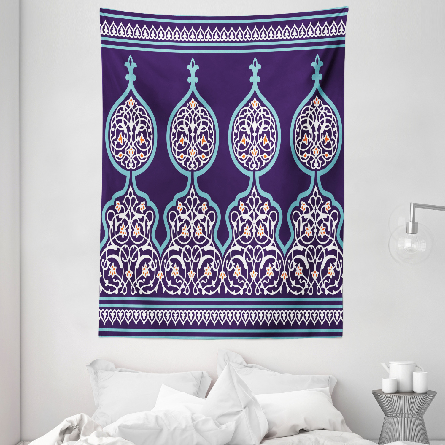 Moroccan Tapestry, Bohemian Style Ancient Middle Eastern Turkish