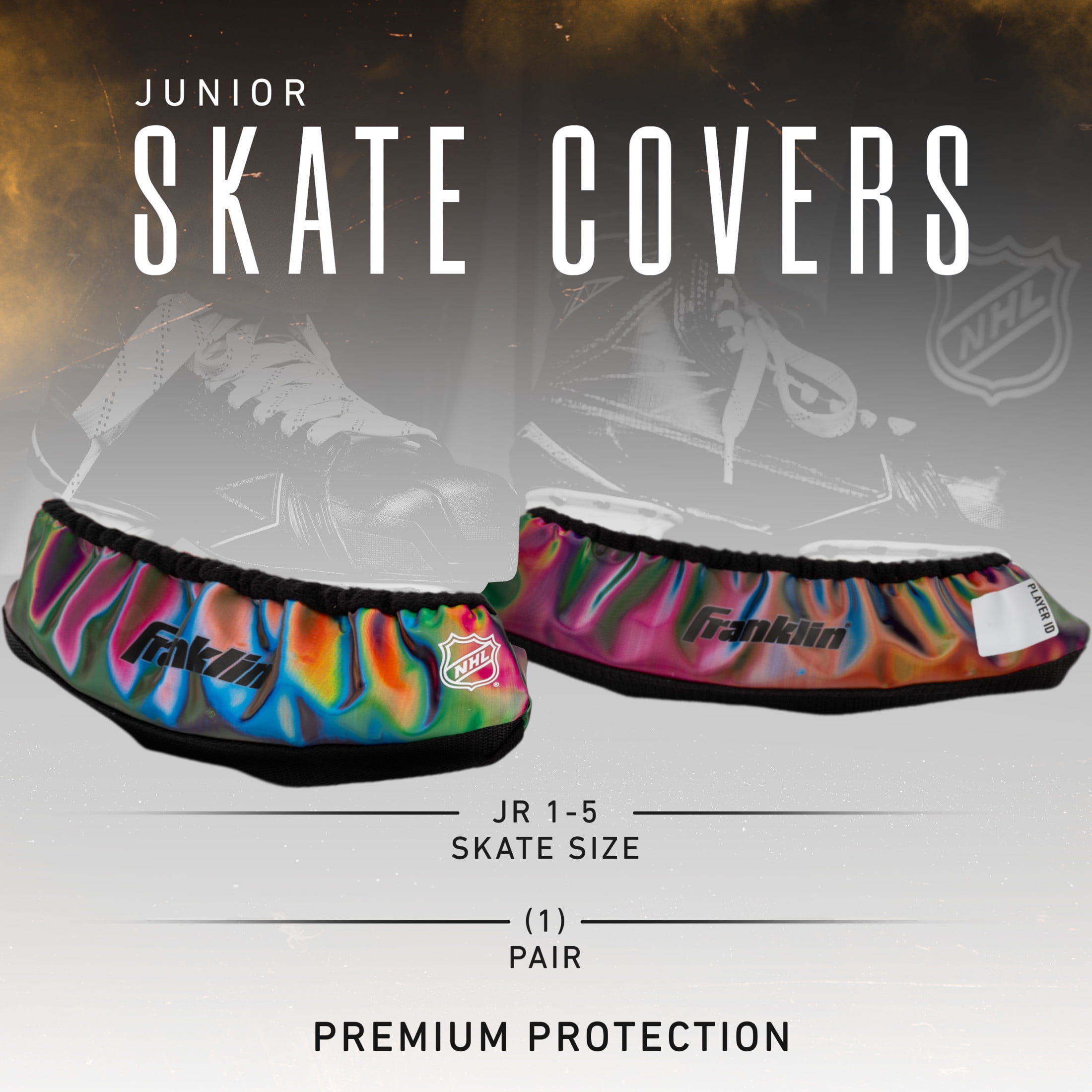 Franklin Sports NHL Black Hockey Skate Guards