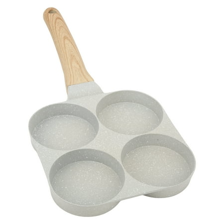 

4 Cup Egg Frying Pan Thickened Bottom 4 Hole Egg Frying Pan With Handle For Induction Cooker