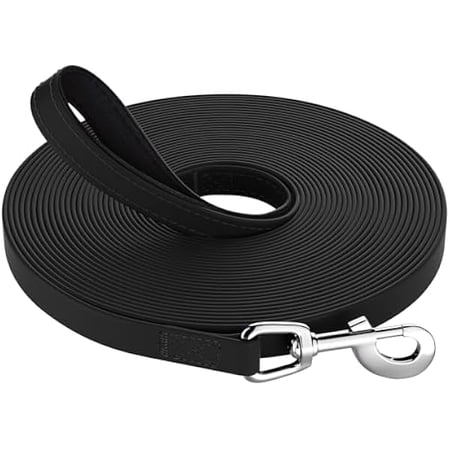 Eryueer Training Lead for Dogs, 25M/82FT Waterproof Extra Long Line Dog Lead with Soft Padded Handle, Training Leads Leash for Recall & Obedience for all Sized Dogs, for Swimming Walking Playing