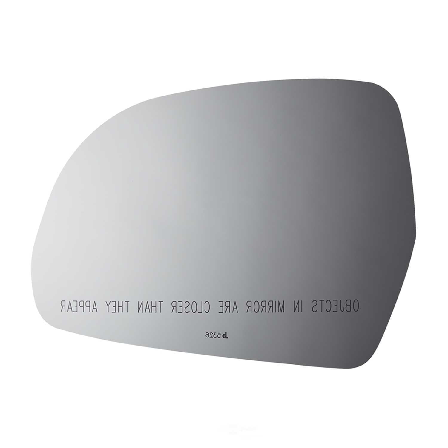 Burco Side View Mirror Replacement Glass - Clear Glass - 5326