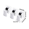 thumbnail image 3 of 3Pcs Adhesive Broom Mop Holder Wall Mount Easy Install Space Saving Storage, 3 of 9