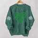 thumbnail image 2 of TaTaai Womens St Patricks Day Graphic Print Long Sleeve Crewneck Casual Sweatshirt Holiday Fleece Lined Pullover Top Winter Warm Gift, 2 of 6