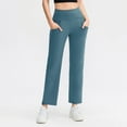 thumbnail image 4 of Women Sports Pants High Waist Pocket Breathable Quick-Drying Yoga Running, 4 of 8