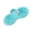 Blue, variant on Goowood Plastic Dog Bowls Double Pet Feeder Food and Water Bowl Set for Small Dogs Cats Puppy Lightweight Non Slip Dining Station